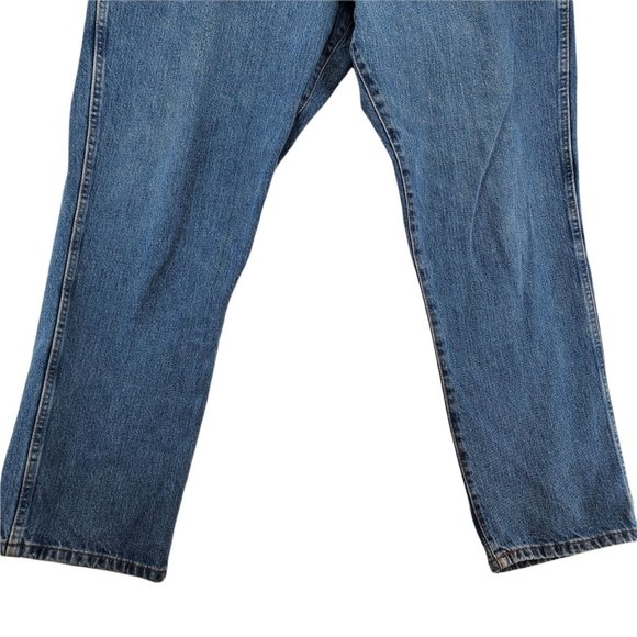 RedHead Jeans Men's Utility Straight Leg Pockets Denim Blue Size 44x32 - Picture 2 of 10